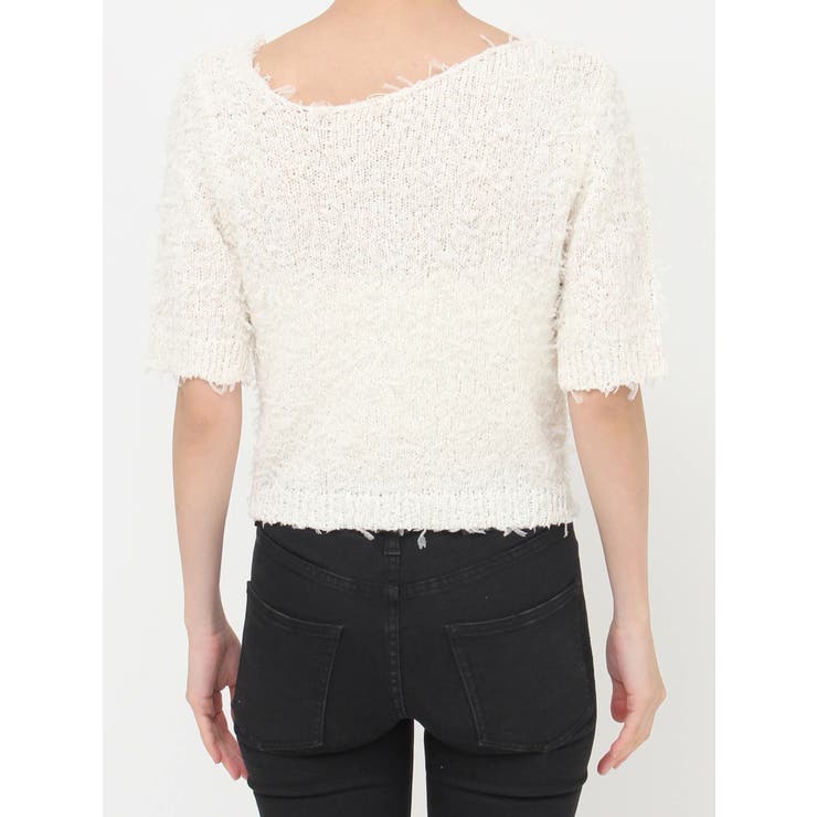 テープヤーンハーフスリーブニット | MURUA | 詳細画像22 