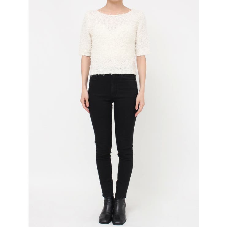 テープヤーンハーフスリーブニット | MURUA | 詳細画像27 