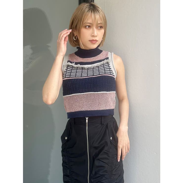 クロシェフリンジニット | MURUA | 詳細画像21 