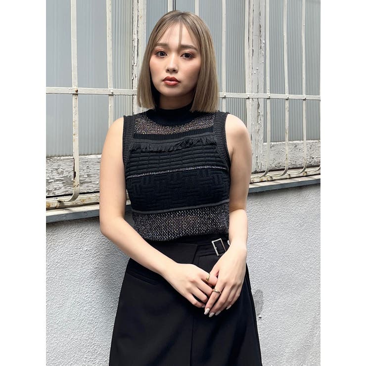 クロシェフリンジニット | MURUA | 詳細画像24 