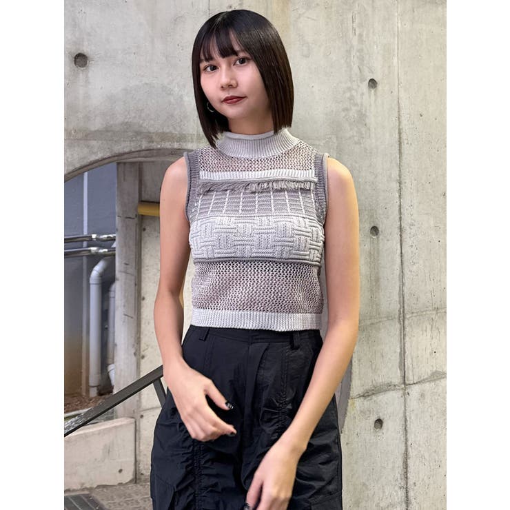 クロシェフリンジニット | MURUA | 詳細画像32 