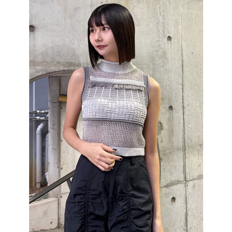 クロシェフリンジニット | MURUA | 詳細画像33 