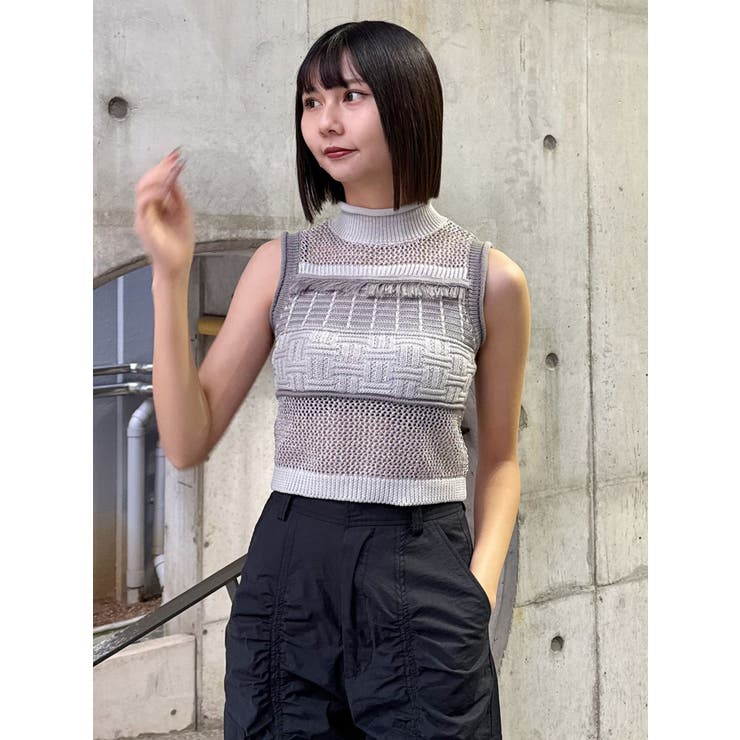 クロシェフリンジニット | MURUA | 詳細画像34 