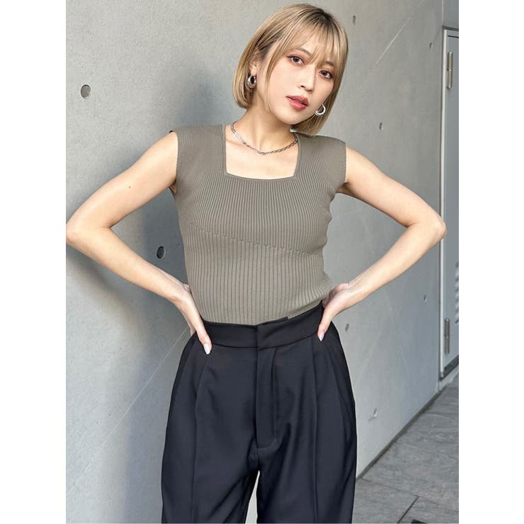 2wayフレンチスリーブニット | MURUA | 詳細画像4 