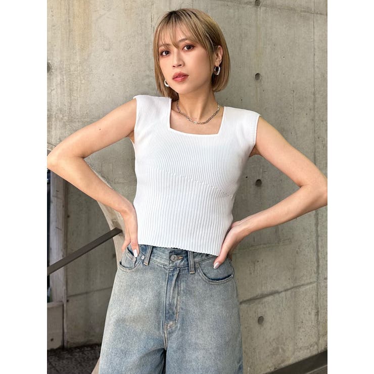 2wayフレンチスリーブニット | MURUA | 詳細画像47 