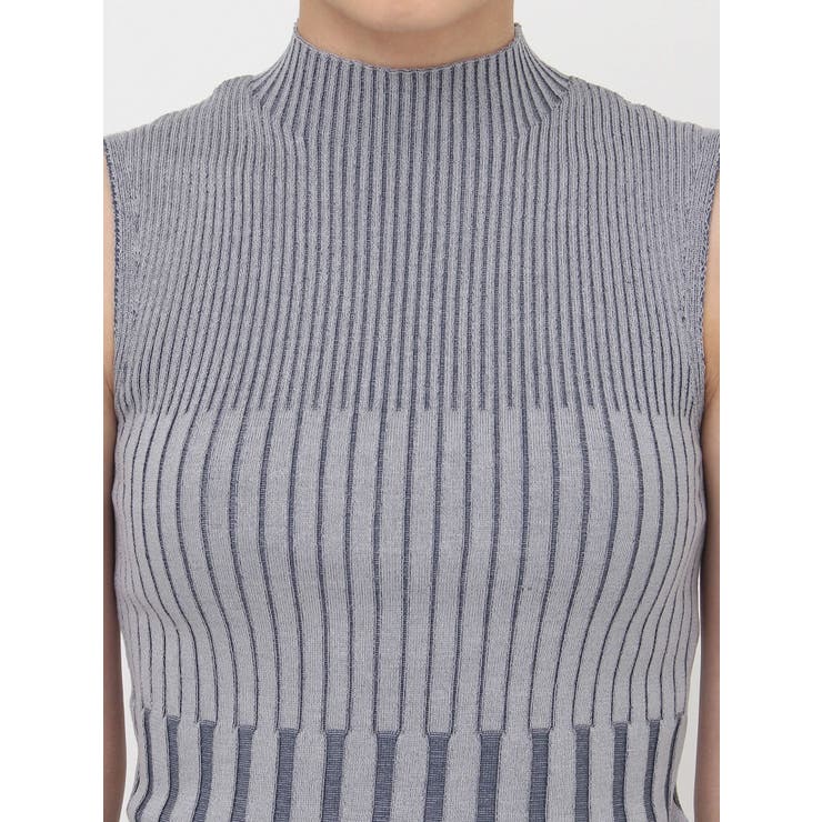 リブデザインハイネックノースリーブニット | MURUA | 詳細画像33 