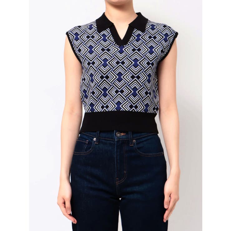 ジオメトリックニットタンク | MURUA | 詳細画像20 