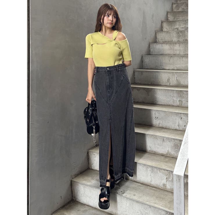 リングスルーアシメニット | MURUA | 詳細画像14 