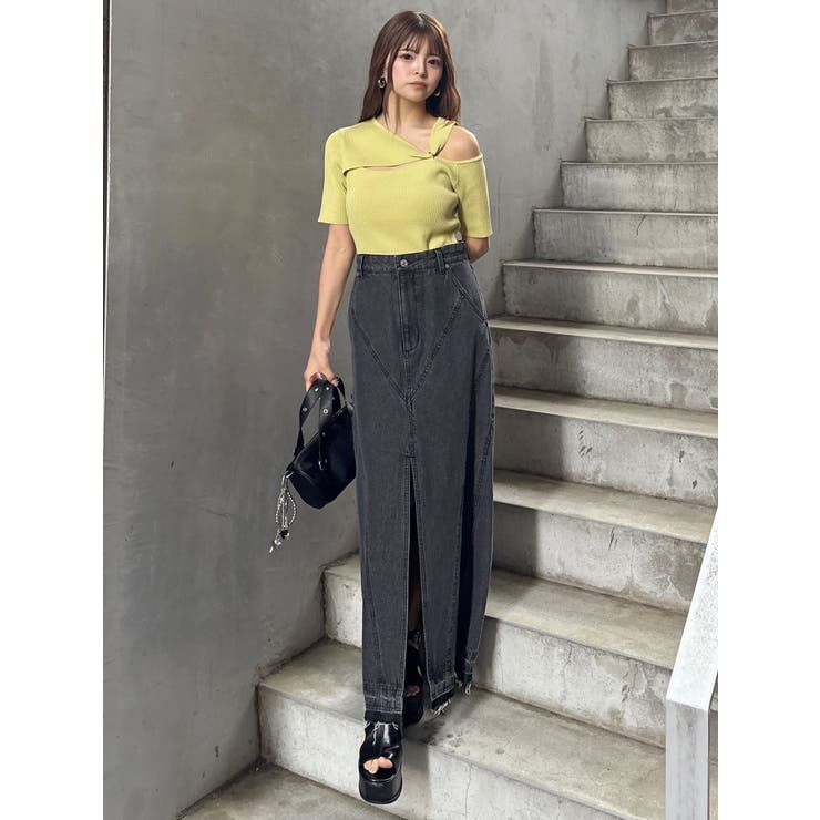 リングスルーアシメニット | MURUA | 詳細画像15 