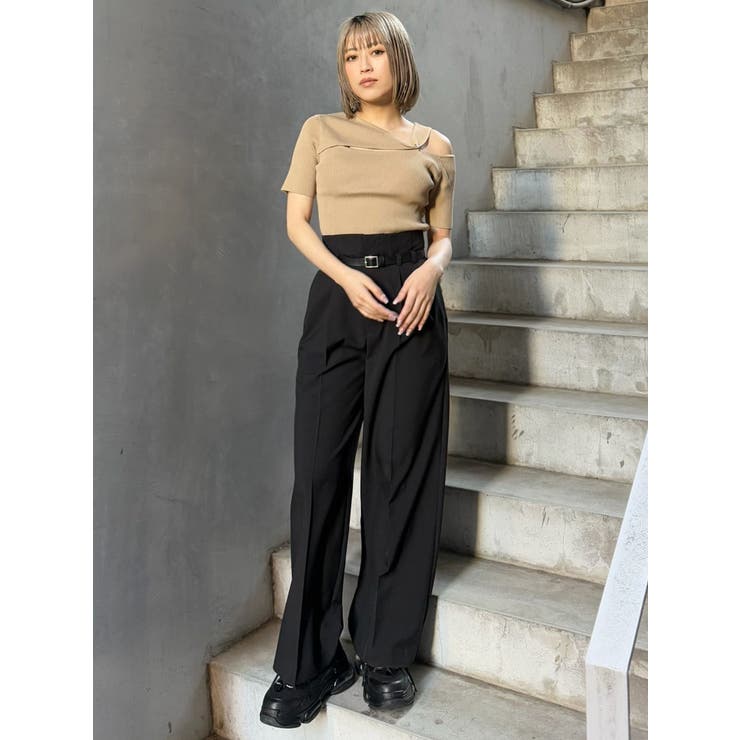 リングスルーアシメニット | MURUA | 詳細画像9 