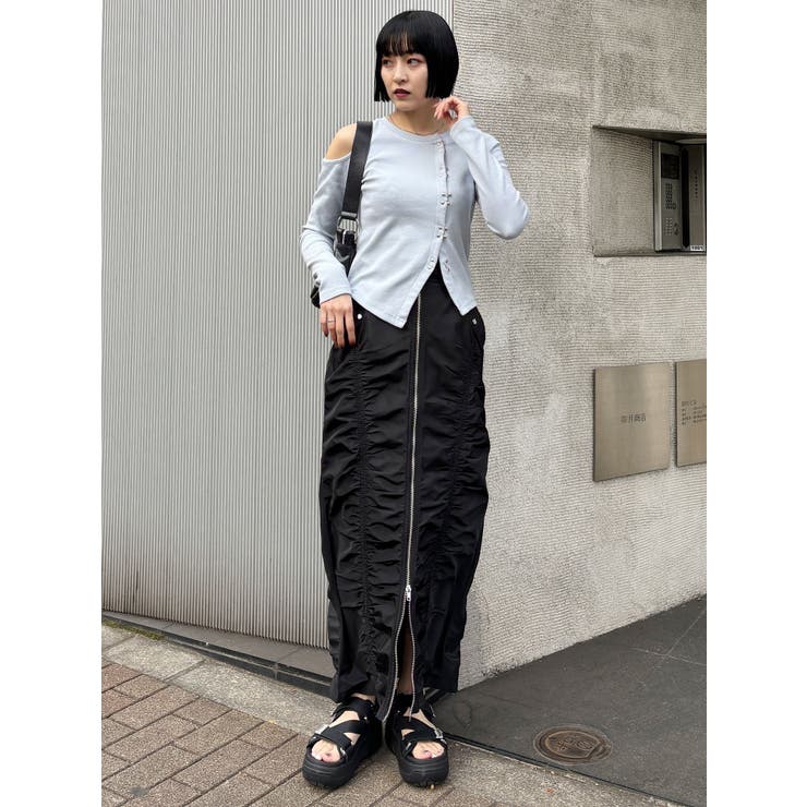 ホックアシメリブトップス | MURUA | 詳細画像19 