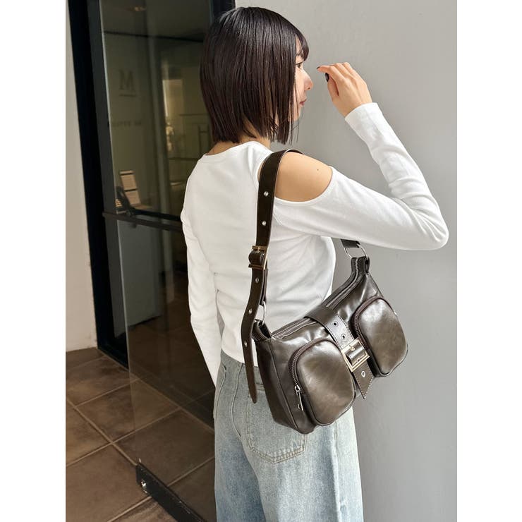 ホックアシメリブトップス | MURUA | 詳細画像23 