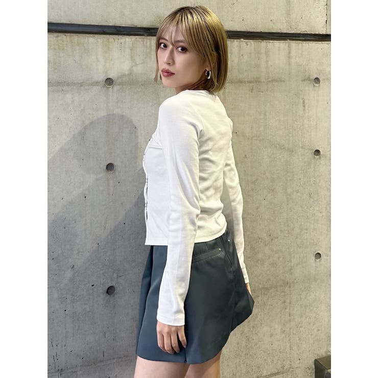 ホックアシメリブトップス | MURUA | 詳細画像26 