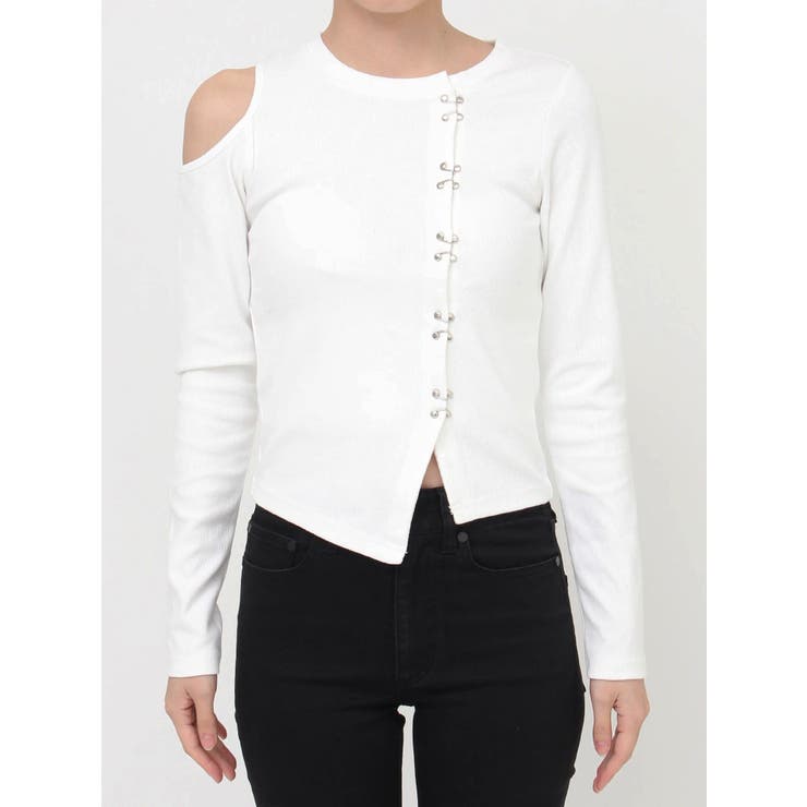 ホックアシメリブトップス | MURUA | 詳細画像29 