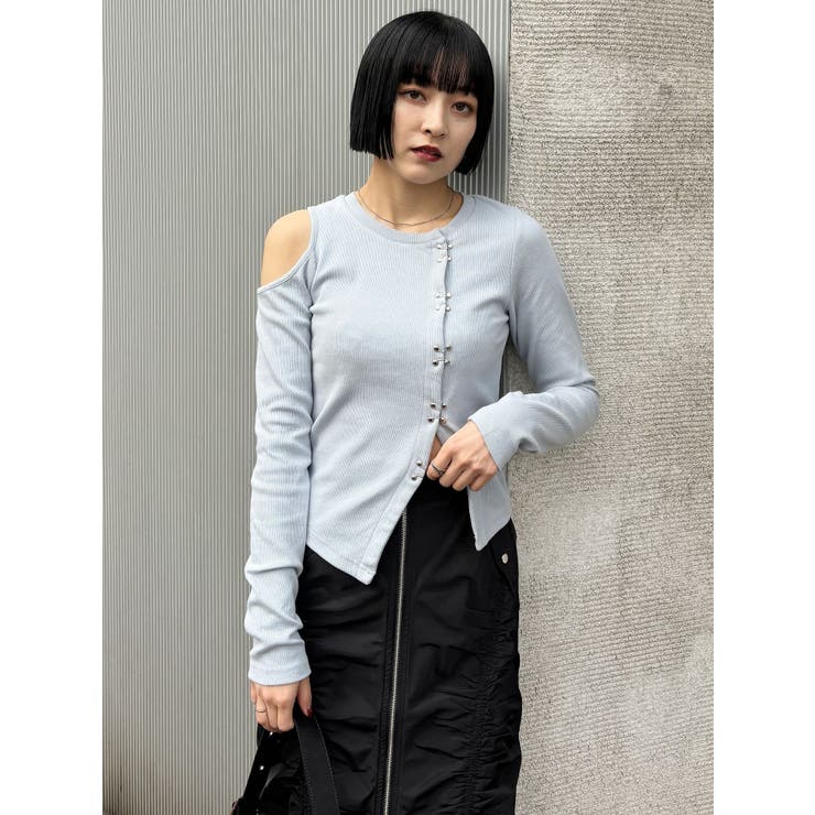 murua セットアップ　moca MURUA ランダムプリーツセットアップ（カーキ） -ファッション