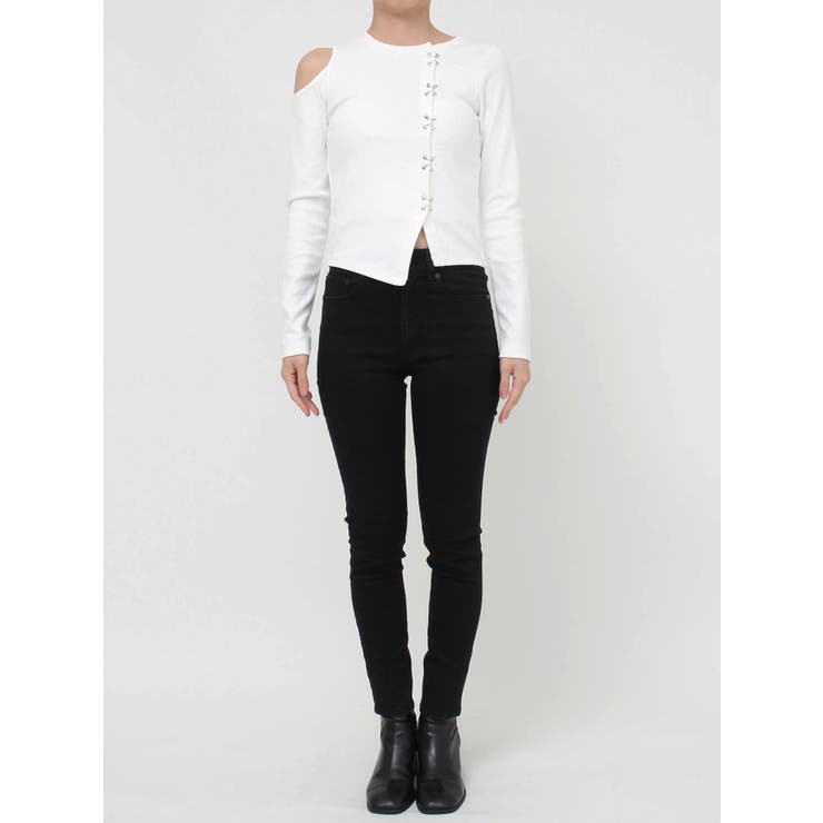 ホックアシメリブトップス | MURUA | 詳細画像36 