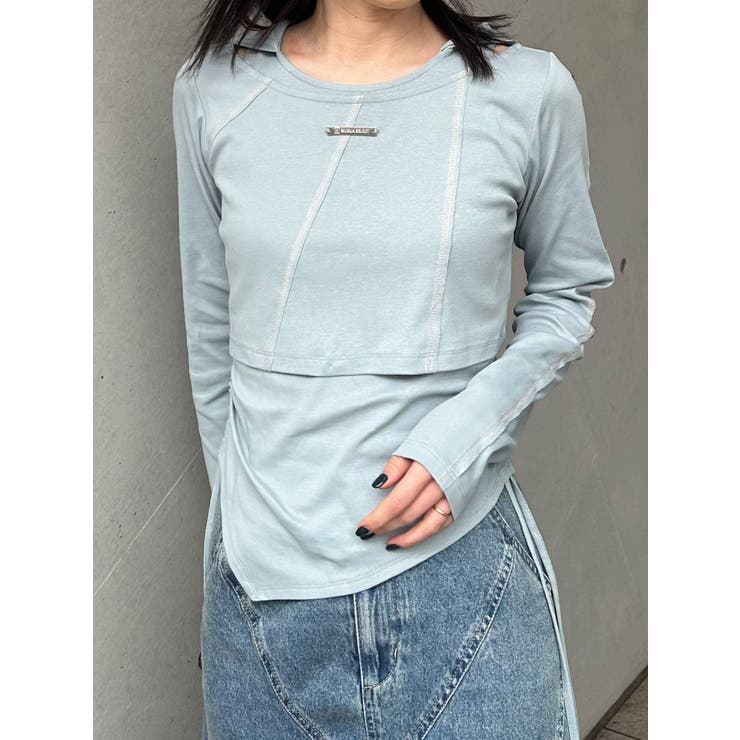 フーディレイヤードトップス | MURUA | 詳細画像20 