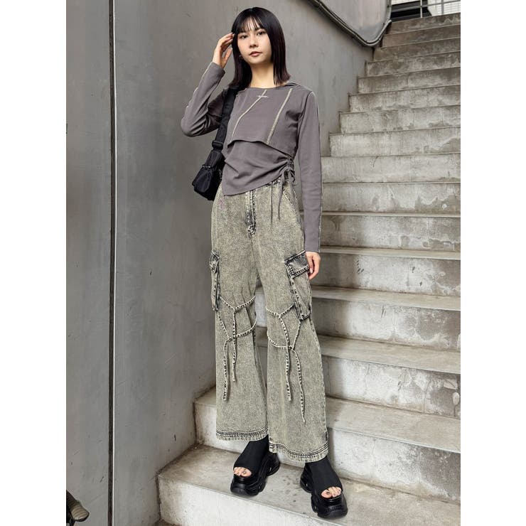 フーディレイヤードトップス | MURUA | 詳細画像35 