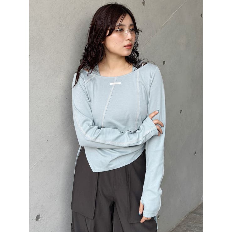 フーディレイヤードトップス | MURUA | 詳細画像39 