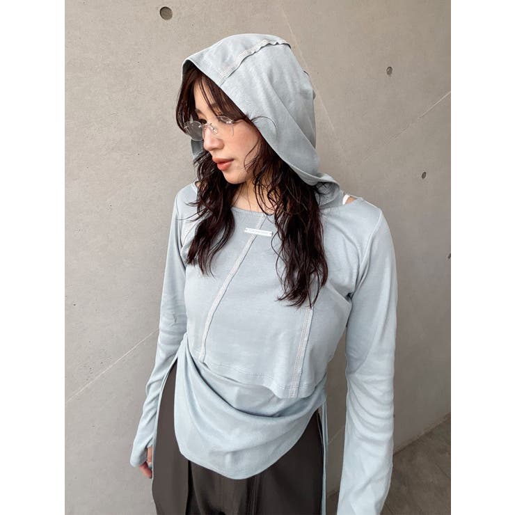 フーディレイヤードトップス | MURUA | 詳細画像41 