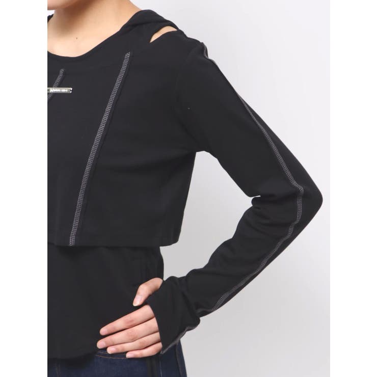 フーディレイヤードトップス | MURUA | 詳細画像49 