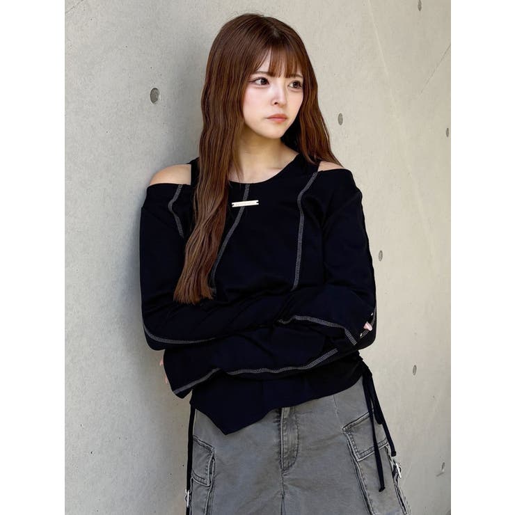 フーディレイヤードトップス | MURUA | 詳細画像5 