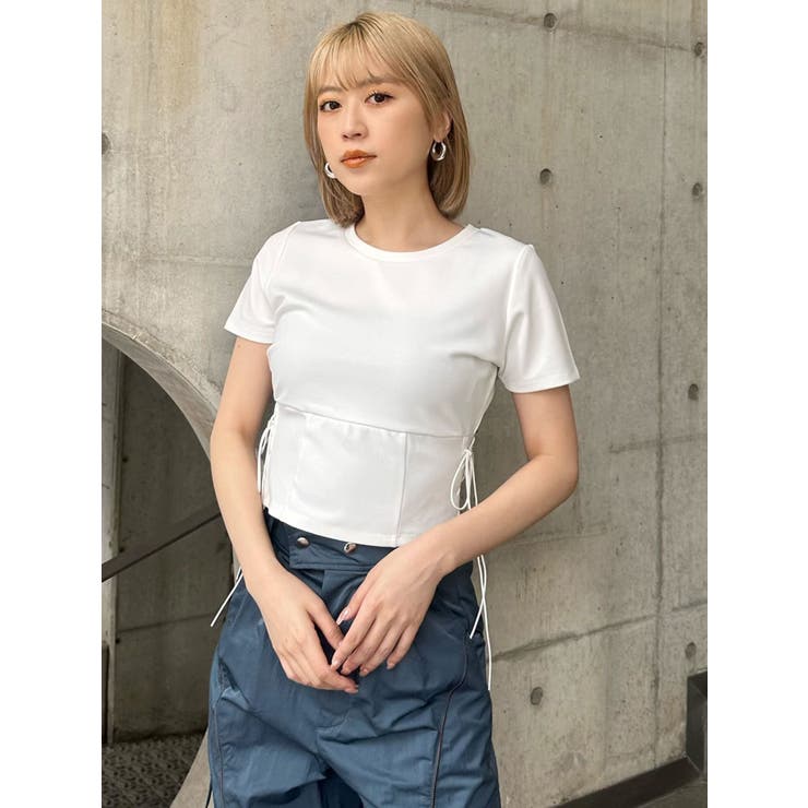 MURUA♥︎トップス MURUA（ムルーア） tシャツ MUロゴトップス レディース : ZOZOTOWN