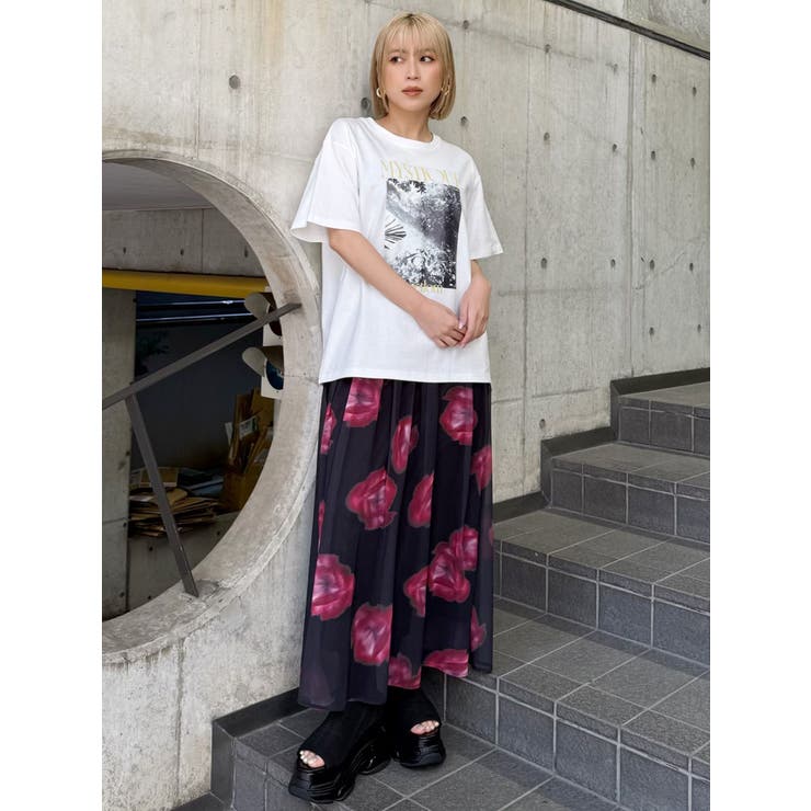 グラフィックオーバーTシャツ | MURUA | 詳細画像20 