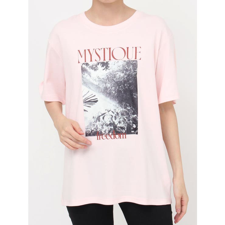 ピンク | グラフィックオーバーTシャツ | MURUA