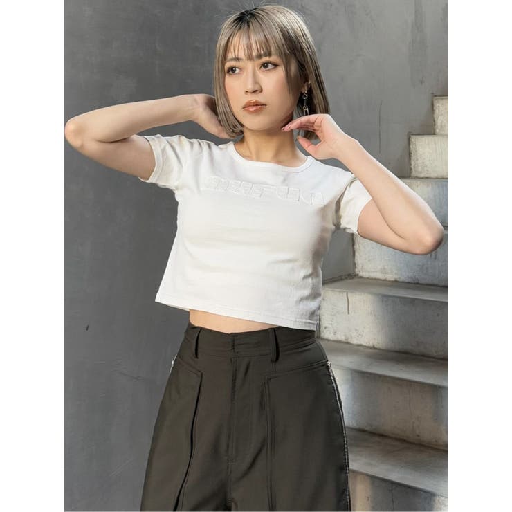 パッチステッチクロップドT | MURUA | 詳細画像11 