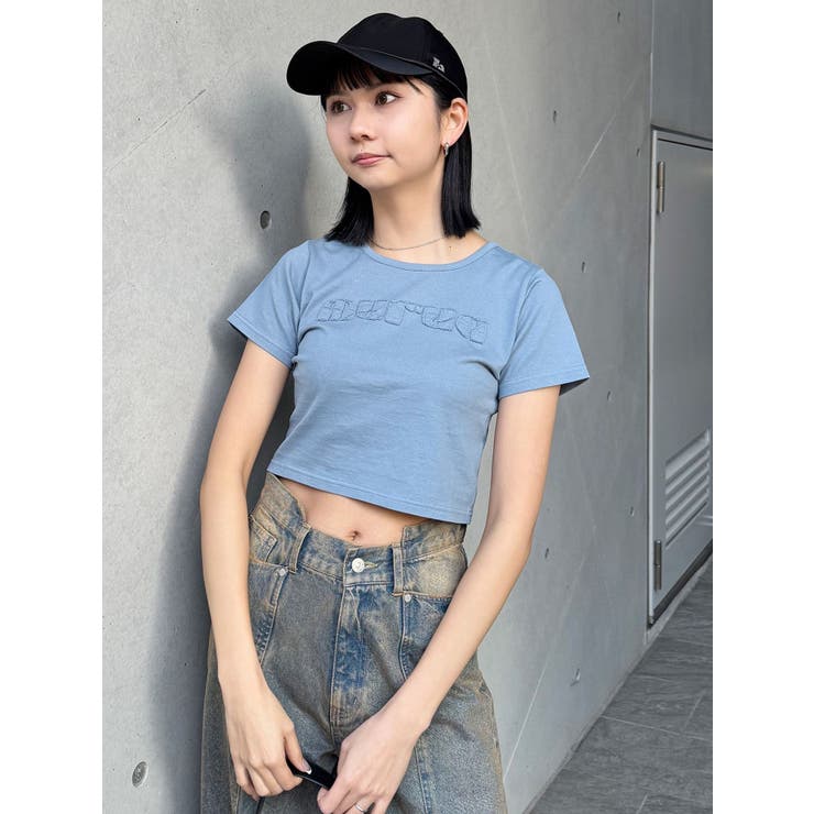 パッチステッチクロップドT | MURUA | 詳細画像14 