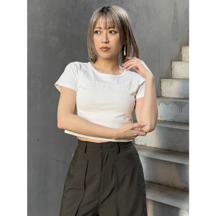 パッチステッチクロップドT | MURUA | 詳細画像2 