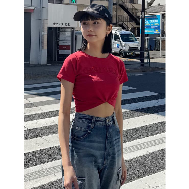 パッチステッチクロップドT | MURUA | 詳細画像24 