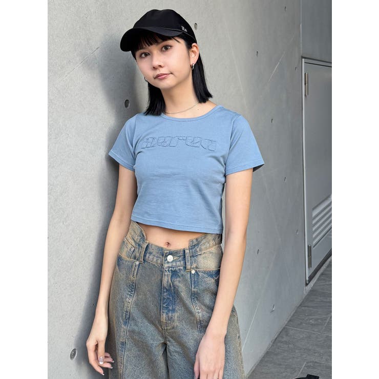 パッチステッチクロップドT | MURUA | 詳細画像5 