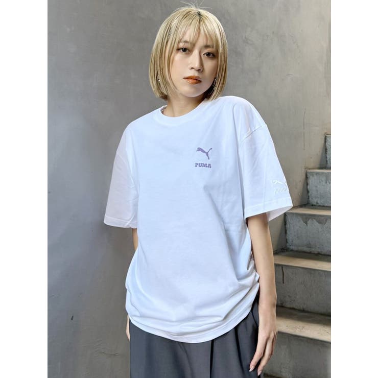 MURUA/PUMA】スプレープリントロゴTシャツ[品番：MKSW0057997