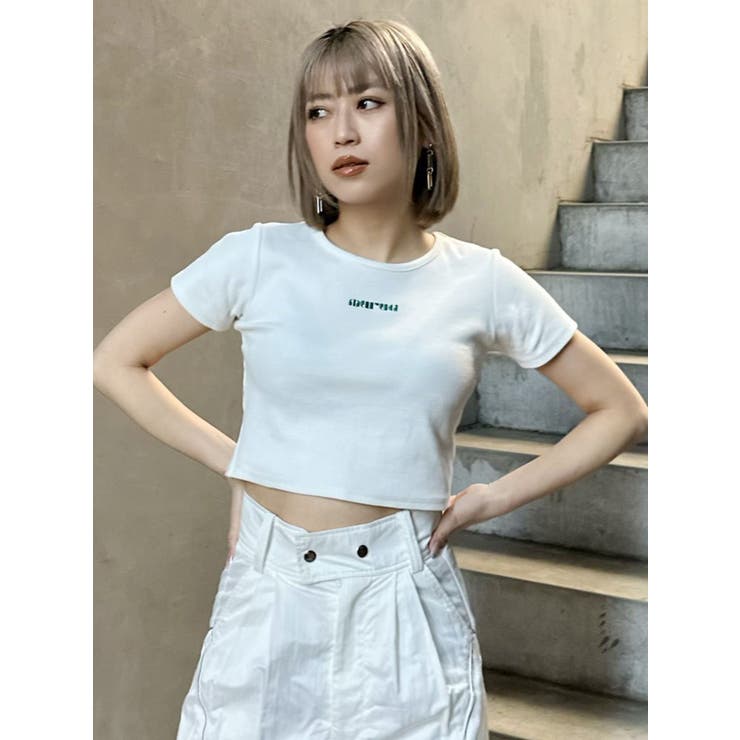 テレコロゴクロップドT | MURUA | 詳細画像13 