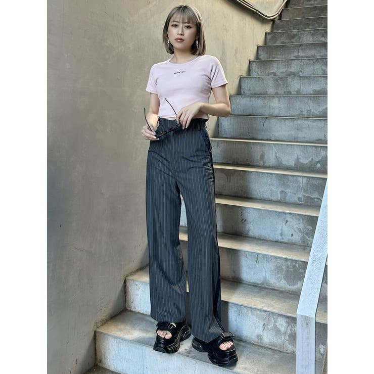 テレコロゴクロップドT | MURUA | 詳細画像19 