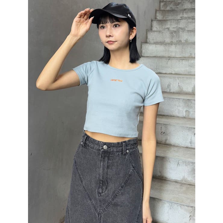 テレコロゴクロップドT | MURUA | 詳細画像20 