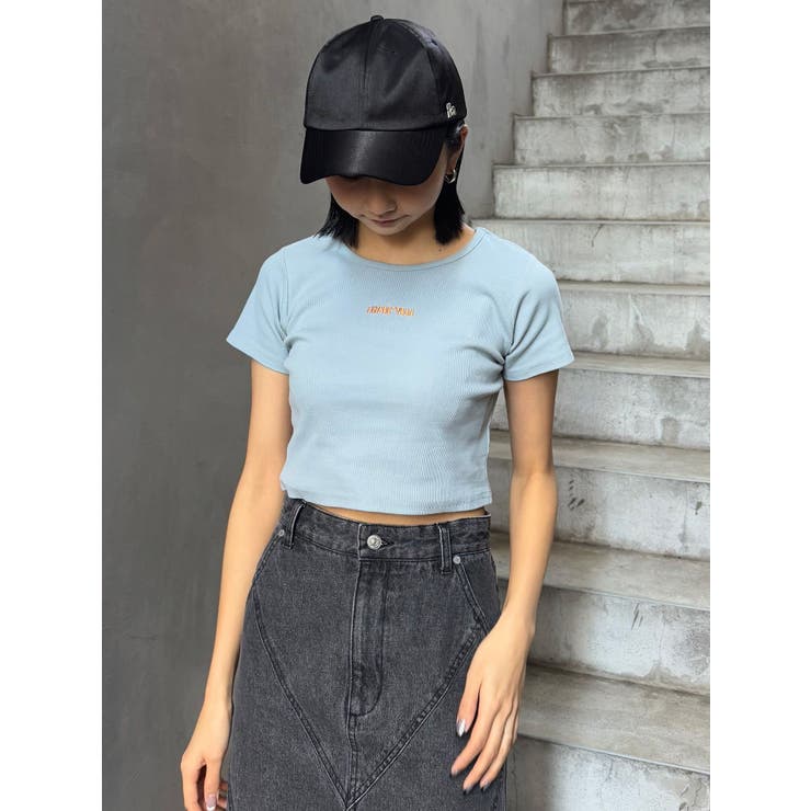 テレコロゴクロップドT | MURUA | 詳細画像21 