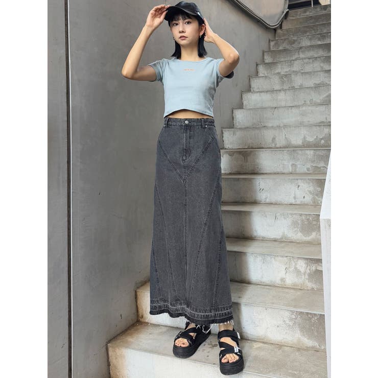 テレコロゴクロップドT | MURUA | 詳細画像23 