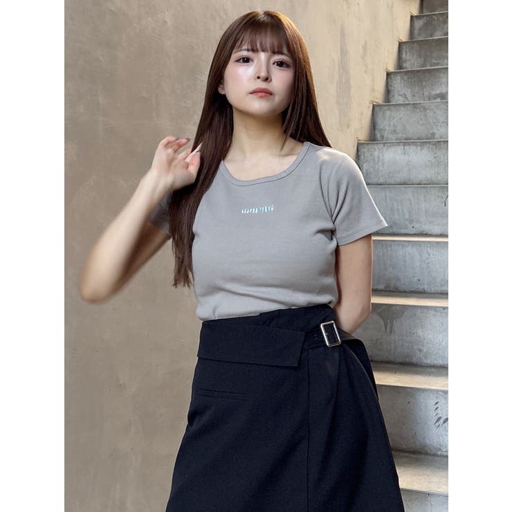 テレコロゴクロップドT | MURUA | 詳細画像24 