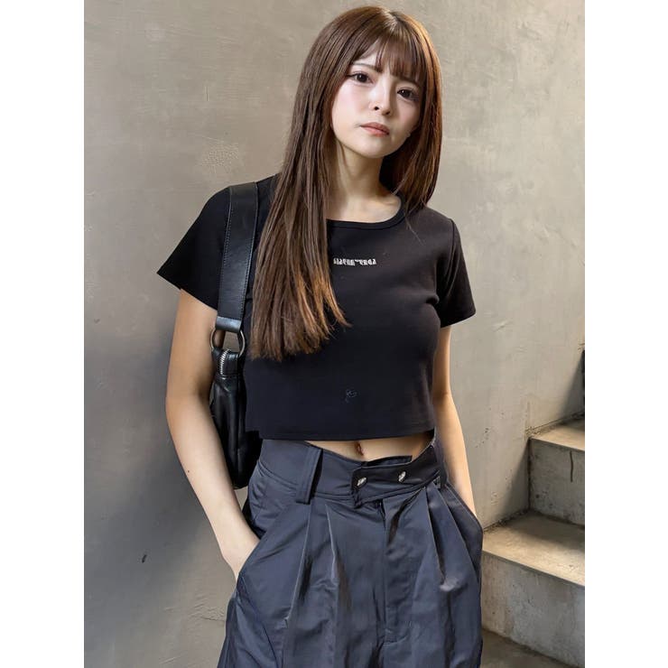 テレコロゴクロップドT | MURUA | 詳細画像28 