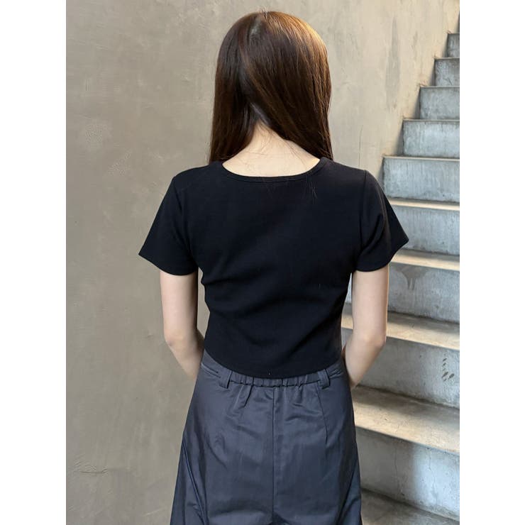 テレコロゴクロップドT | MURUA | 詳細画像30 