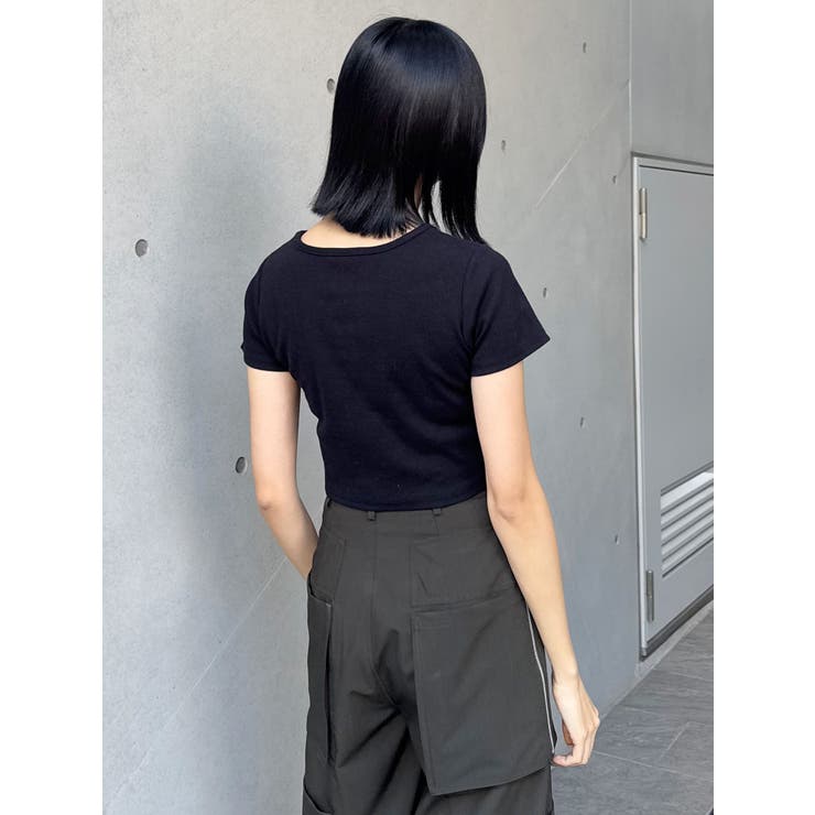 テレコロゴクロップドT | MURUA | 詳細画像34 