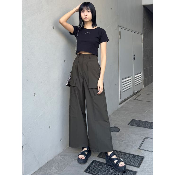 テレコロゴクロップドT | MURUA | 詳細画像35 