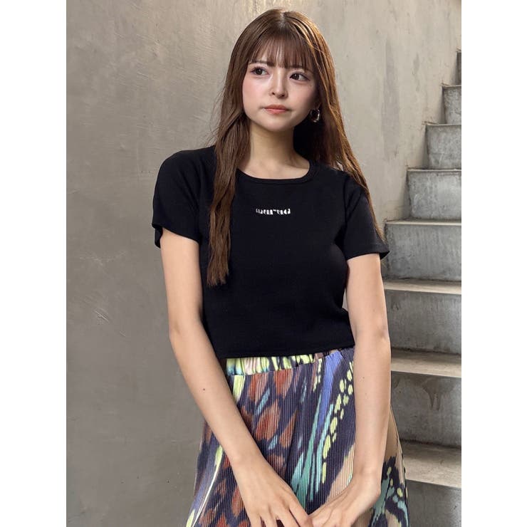 テレコロゴクロップドT | MURUA | 詳細画像37 