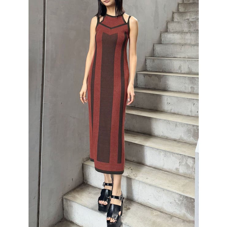 mariおまとめ⭐︎カルバンクラインニット&miumiuワンピース シアーニットキャミワンピース[品番：MKSW0051540]｜MURUA