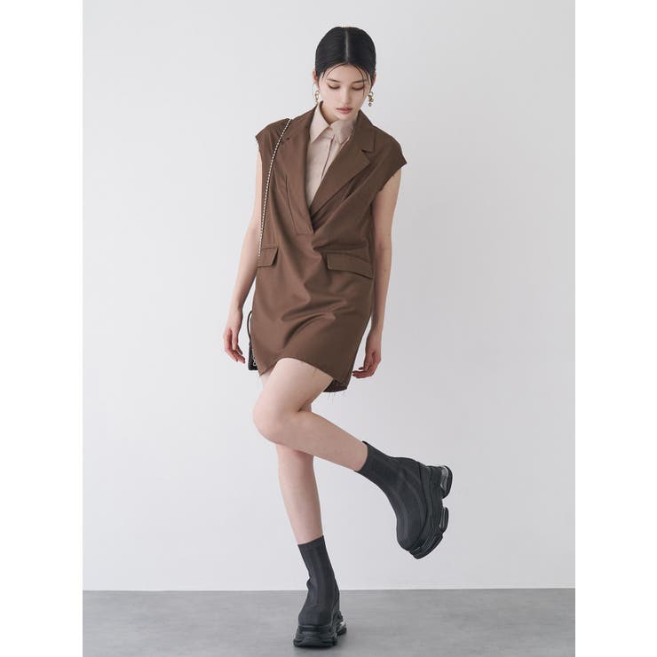 2wayカットオフミニワンピース[品番：MKSW0064464]｜MURUA