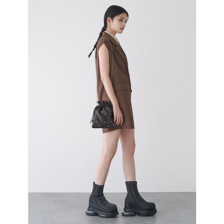 2wayカットオフミニワンピース[品番：MKSW0064464]｜MURUA