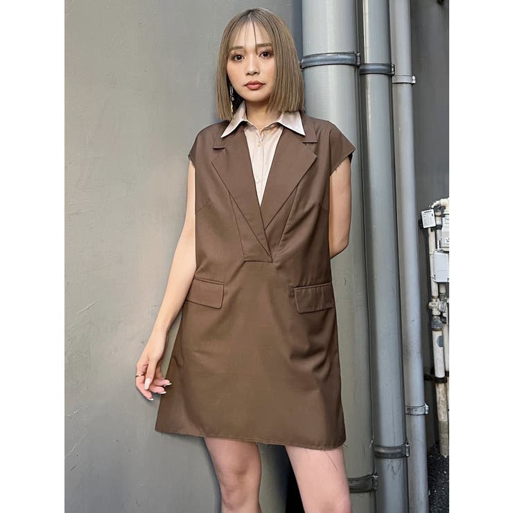 2wayカットオフミニワンピース[品番：MKSW0064464]｜MURUA